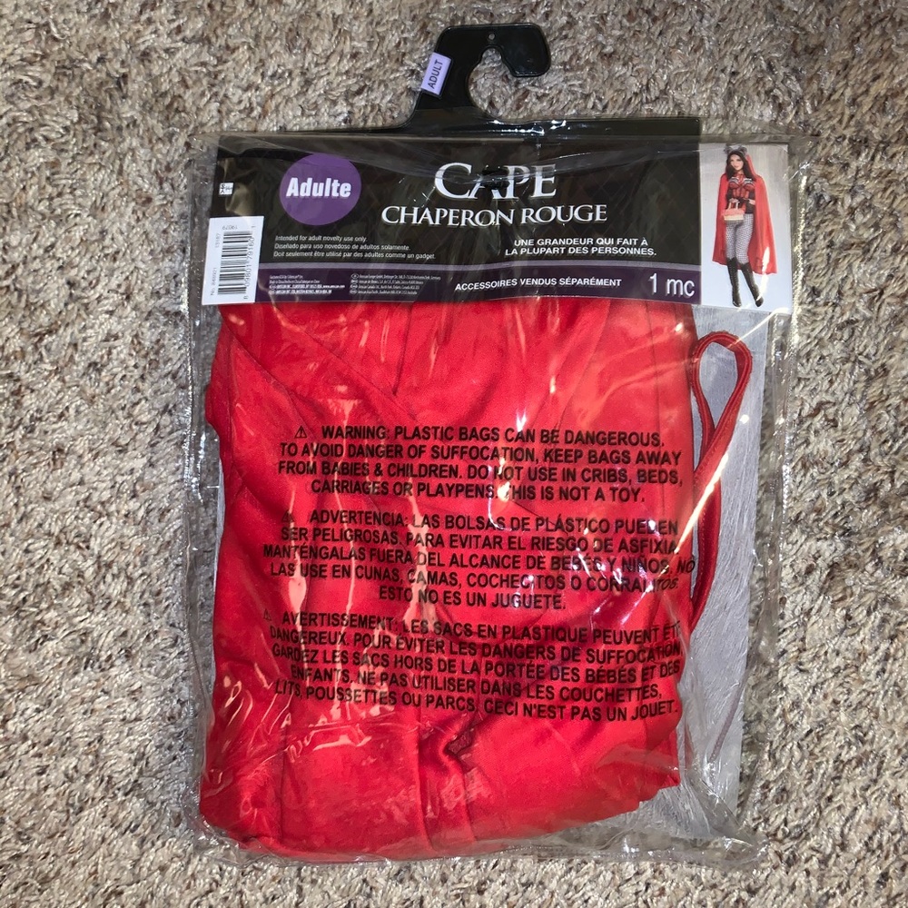 Red Riding Hood Cape - Picture 2 of 4